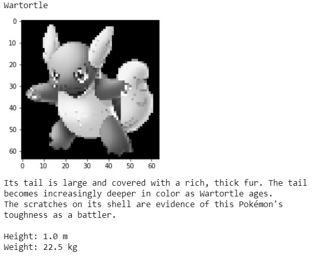 Pokedex wartortle